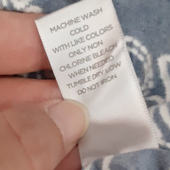 Avenue Navy and White Tunic Top 26/28 - Picture 12 of 13